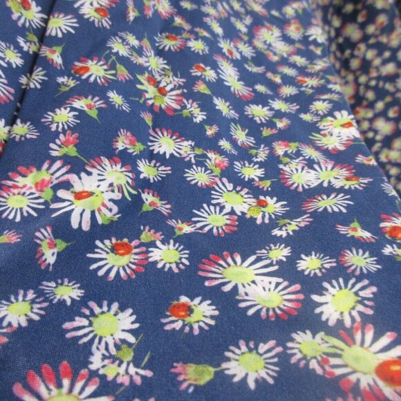 Eton Contemporary Men's Button Down Shirt 39 Blue Floral Long Sleeve 264 - Picture 7 of 12